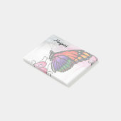 Post-it® Rainbow Monarch Butterfly Original Fantasy Art (Incliné)