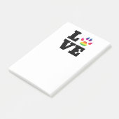 Post-it® Rainbow paw (Incliné)