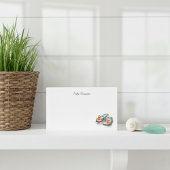 Post-it® Rainbow Reef Flip Flops, custom