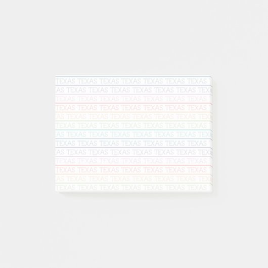 Post-it® Rainbow Texas, Texas (Devant)