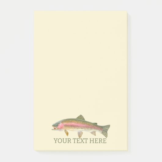 Post-it® Rainbow Trout Fly (Devant)