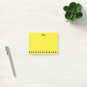 Post-it® Raisins pourpres personnalisés jaune (Bureau)