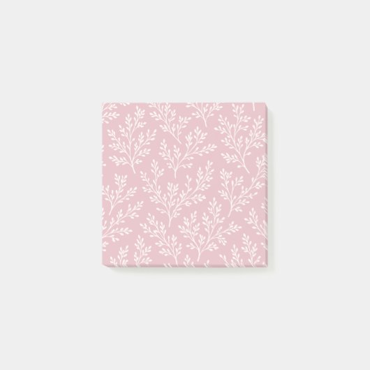 Post-it® Rameaux de forêt neutres - Rose apaisé (Devant)