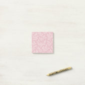 Post-it® Rameaux de forêt neutres - Rose apaisé (Sur un bureau)