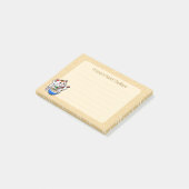 Post-it® Ramen Chat Chanceux (Incliné)
