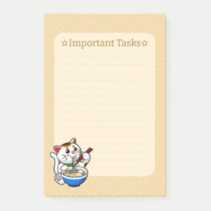 Post-it® Ramen du Chat Chanceux