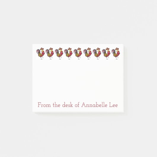 Post-it® Rangée de coq (Devant)