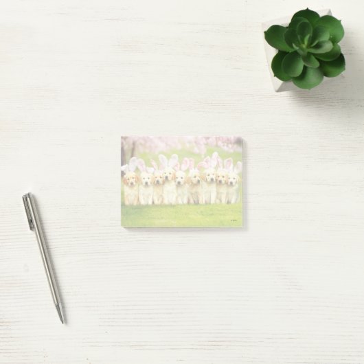 Post-it® Rangée de lapins chiots (Bureau)
