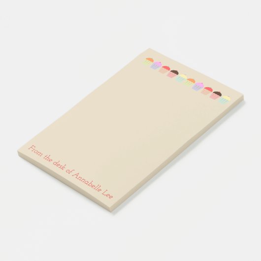 Post-it® Rangée de petit gâteau (Incliné)