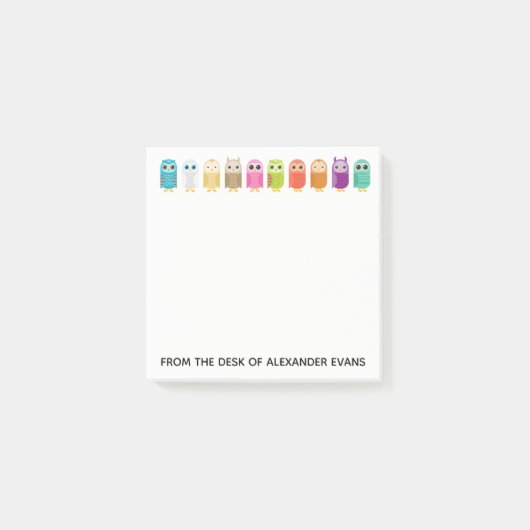 Post-it® Rangée des hiboux (Devant)