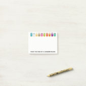 Post-it® Rangée des hiboux (Sur un bureau)