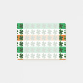 Post-it® Rangées de Shamrock pour la Saint Patrick (Devant)