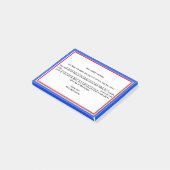 Post-it® "Rappel amical" pour les transporteurs postaux (Incliné)