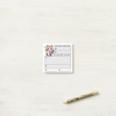 Post-it® Rappel de médicaments (Sur un bureau)