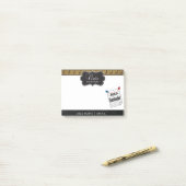 Post-it® Rappel de note de l'enseignant de l'école | Texte  (Sur un bureau)