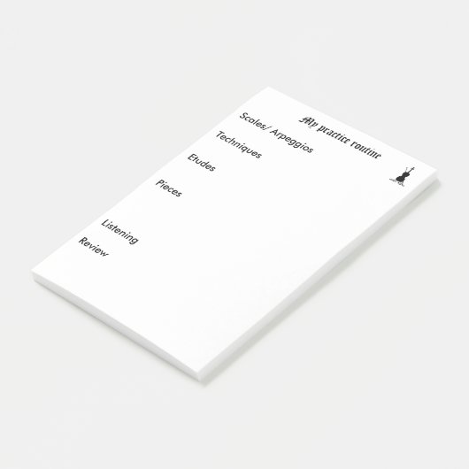 Post-it® Rappel de pratique (Incliné)