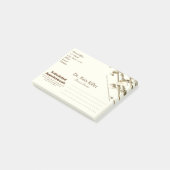 Post-it® Rappel dentaire drôle de rendez-vous de dentiste (Incliné)