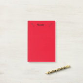 Post-it® Rappel des notes rouges (Sur un bureau)