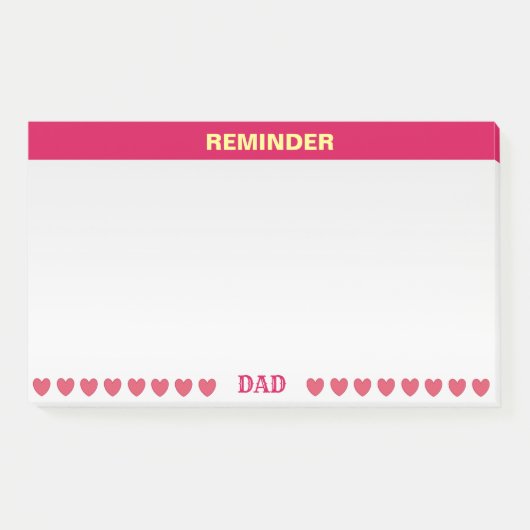 Post-it® Rappel Gentil/Doux (Devant)