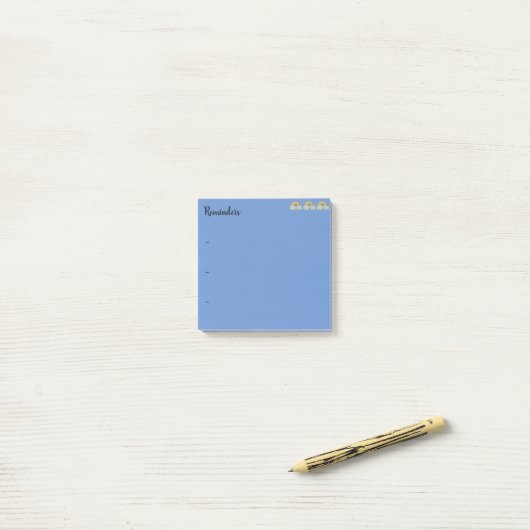 Post-it® Rappel Note Sticky Avec Rainbows (Sur un bureau)