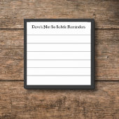 Post-it® Rappel personnalisé amusant Sticky Linked