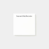 Post-it® Rappel quotidien personnalisé Sticky (Devant)