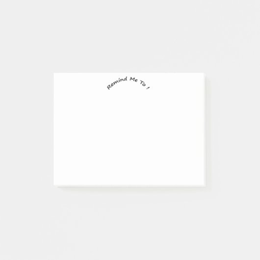 Post-it® Rappelez-moi de (Devant)