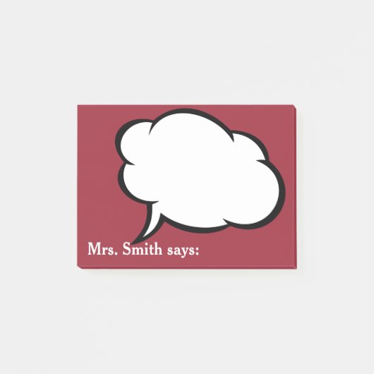 Post-it® Rappels amicaux de votre professeur ! (Devant)