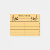 Post-it® Rappels Course-UN-Ronds du poulet DO-GET (Devant)