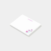 Post-it® Rappels Importants Aquarelle Chrysanthèmes (Incliné)