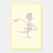 Post-it® Raptor Habillé En Garde Britannique. (Devant)