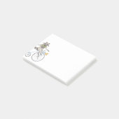 Post-it® Raton laveur d'équitation (Incliné)