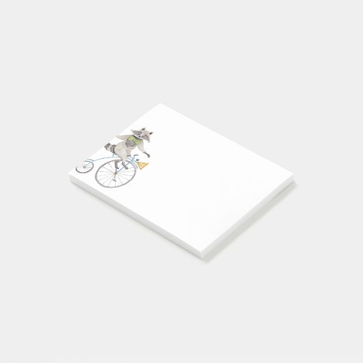 Post-it® Raton laveur d'équitation (Incliné)