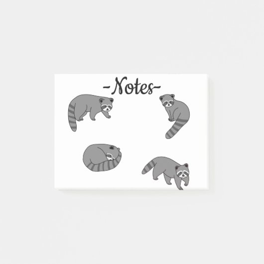 Post-it® Raton laveurs (Devant)
