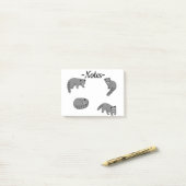 Post-it® Raton laveurs (Sur un bureau)