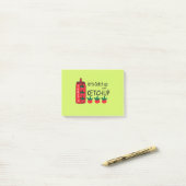 Post-it® Rattrapons-nous avec du ketchup (Sur un bureau)