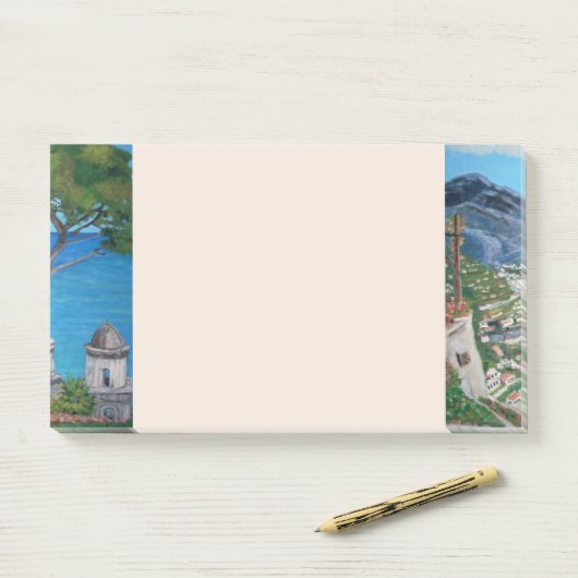 Post-it® Ravello - 10" x 6" notes de Courrier-it® (Sur un bureau)