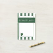 Post-it® Rayure verte de l'Ohio (Sur un bureau)