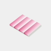Post-it® Rayures d'ombre rose (Incliné)