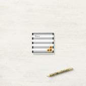 Post-it® Rayures et Tournesols (Sur un bureau)