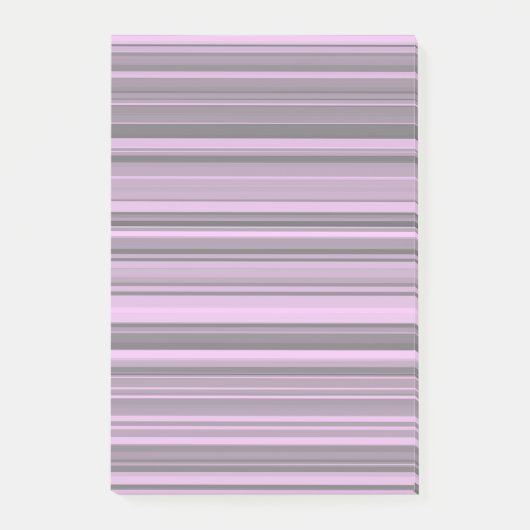 Post-it® Rayures Gris Violet (Devant)