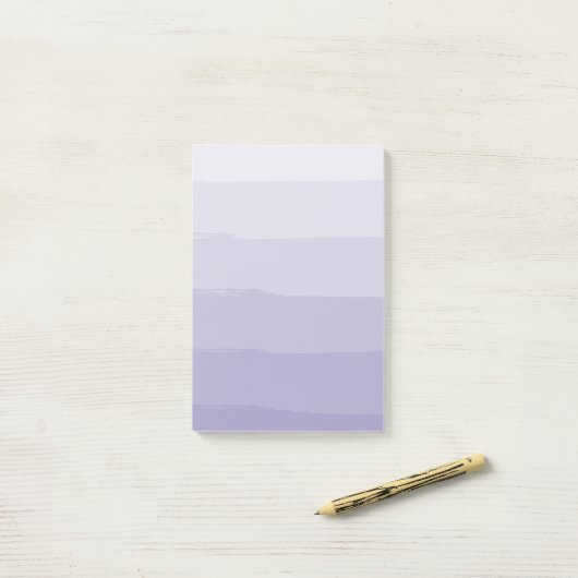 Post-it® Rayures Lilac (Sur un bureau)