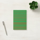 Post-it® Rayures Vert Marron (Bureau)