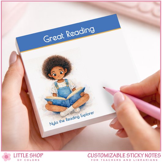 Post-it® Reading Encouragement Book Lover Teacher