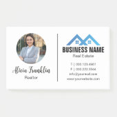 Post-it® Realtor Modern Blue Real Estate Agent Photo  (Devant)