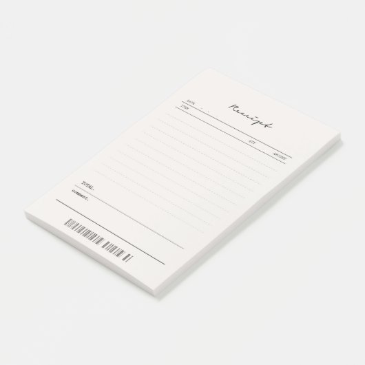 Post-it® Réception des notes postérieures à l'IT Réception  (Incliné)