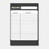 POST-IT® RECETTE (Devant)