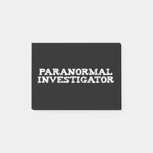Post-it® Recherche paranormale Chasse aux fantômes (Devant)