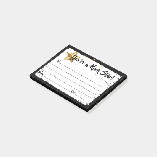 Post-it® Reconnaissance de l'employé grande note post-it de (Incliné)