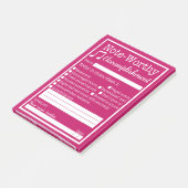 Post-it® Reconnaissance des étudiants de la classe musicale (Incliné)